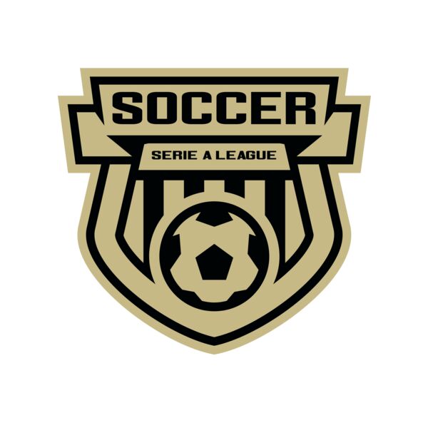 Serie a league soccer logo template Thumbnail
