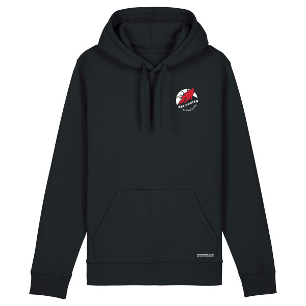 Hoodie unisex - zwart Thumbnail