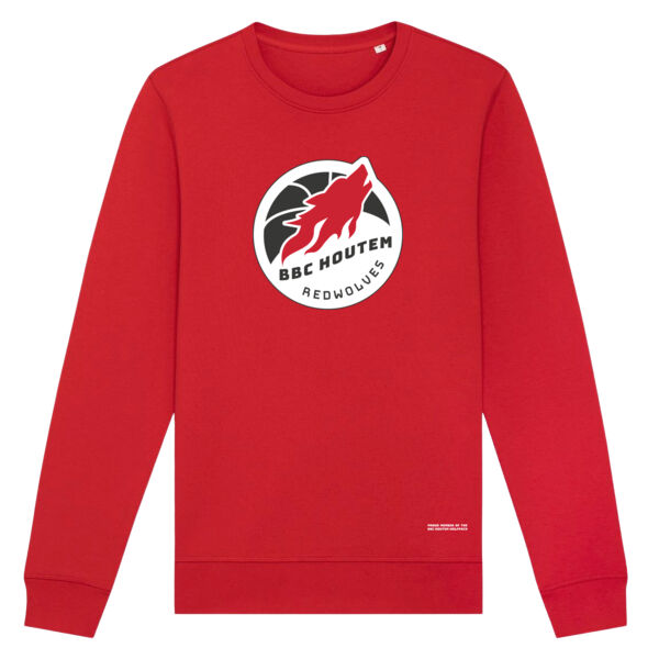 Sweater unisex - rood Thumbnail