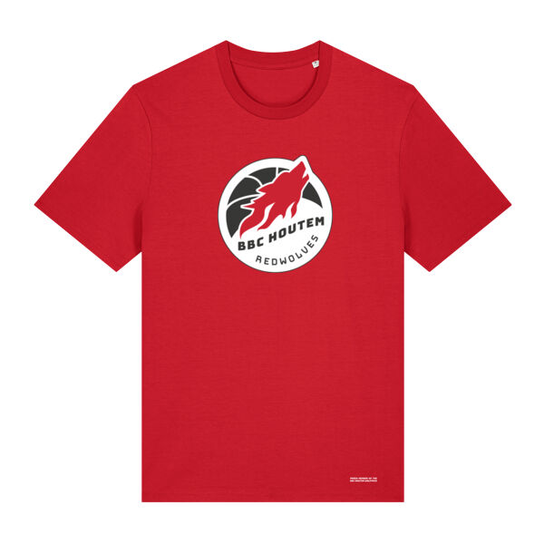 T-shirt unisex - rood Thumbnail