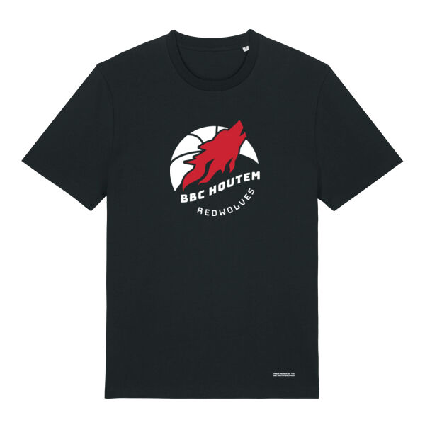 T-shirt unisex - zwart Thumbnail