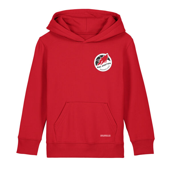 Hoodie kinderen - rood Thumbnail